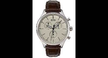 Hugo Boss HB1513544 horloge heren - bruin - edelstaal