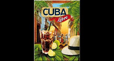 Cuba Libre magneet, Metaal