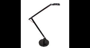 TRIO AMSTERDAM - Tafellamp - Bureaulamp - Zwart - incl. 1x SMD 5W - 500lm - 3000K - Voet, Klem en Wandmontage