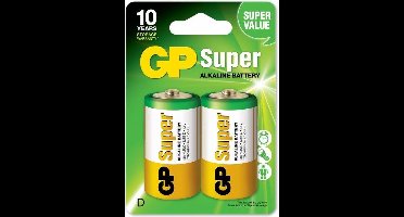 GP Super Alkaline D LR20 Batterij 20 Stuks
