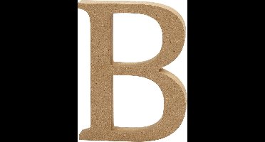 Letter, B, H: 13 cm, dikte 2 cm, 1 stuk