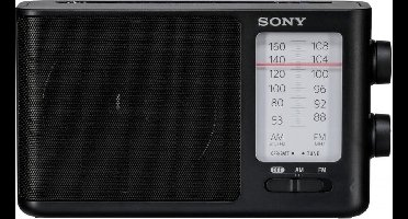 Sony ICF-506 Transistorradio FM - Zwart