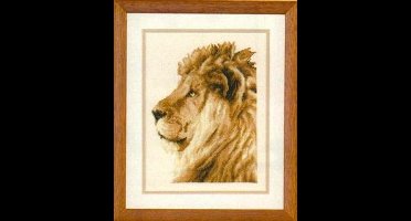Borduurpakket leeuwenkoning telwerk van Vervaco