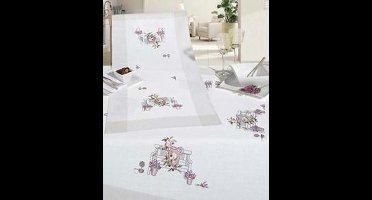 Borduurpakket voorbedrukt kleedje bank met olijven tak van Rico 67201