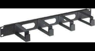Intellinet 711074 19 inch Kabelgeleiding voor patchkast 1 HE Zwart (RAL 9005)