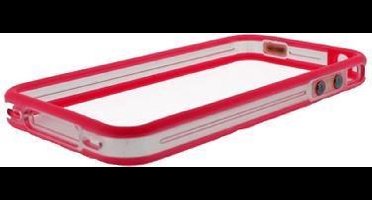 Xccess Hard Bumper Case Apple iPhone 4/4S Pink/Transparant