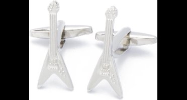 Manchetknopen - Elektrische Gitaar V Vorm