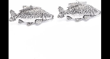 Manchetknopen - Vis Karper Spiegelkarper Vissen Sportvissen UK Made