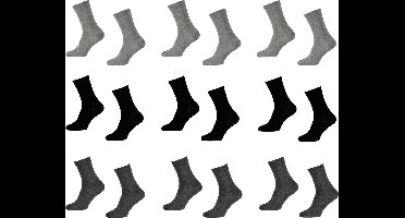 Bamboe Sokken 9 paar Assorti Kleuren Maat 35/38