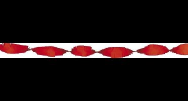 Crepe slinger rood 6m