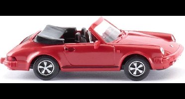Wiking Miniatuurauto Porsche 911 Sc Cabriolet Zink 1:87 Rood