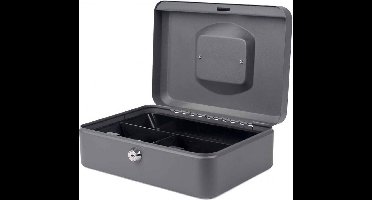 Geldkistje 10" / 25 cm - donker grijs