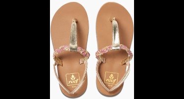 REEF SLIPPERS LITTLE TWISTED T MET METALLIC - MAAT 19/20