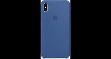 Apple Silicone Backcover voor de Apple iPhone Xs Max - Delft Blue