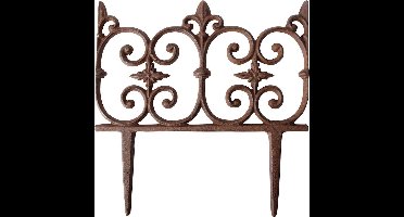 Perkhekje gietijzer antiek roestbruin