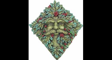 Nemesis Now Muurdecoratie Berry Beard - Green Man - Multicolours