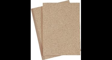 Karton, A4, vel 210x297 mm, 220 gr, naturel, 10 stuk/ 1 doos