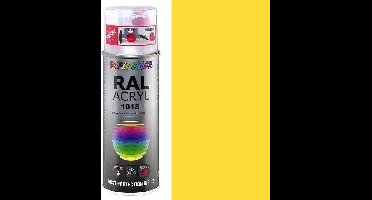 Dupli-Color acryllak hoogglans RAL 1018 zinkgeel - 400 ml.