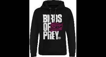 DC Comics Harley Quinn Hoodie/trui -2XL- Birds Of Prey - Logo Zwart