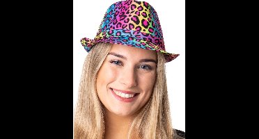Folat Trilby-hoed Panter Polyester Onesize