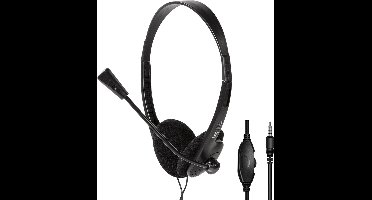 LogiLink HS0055 - Stereo Headset, 1x 3,5 mm stereo stekker, microfoon