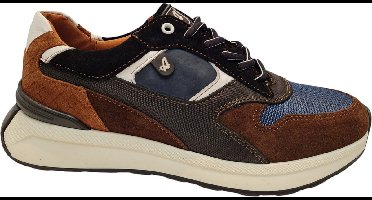 Australian Kyoto Sneakers Heren - Leren Sneaker - Blauw - Maat 42