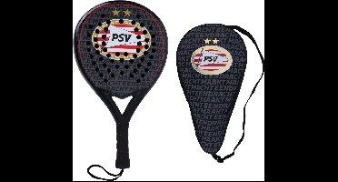 PSV Padel Racket - met Padel Tas - Ronde vorm - Sweetspot - Geschikt voor Alle Niveaus - Cadeau