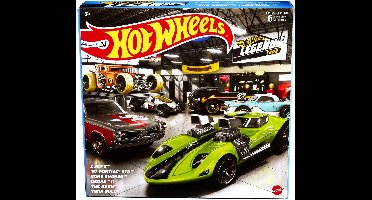 Mattel - Hot Wheels Legends Tour Themed 6 speelgoedvoertuigen