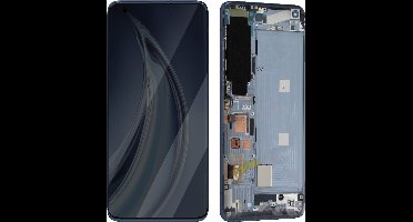 Xiaomi, Scherm + Kader Geschikt voor Xiaomi Mi 10 Pro Solstice Compleet Schermblok, Grijs