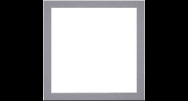 Passe-Partout Fotomaat 30x30 cm - Lijstmaat 35x35 cm - Grijs - Museumkarton - Fotolijst niet inbegrepen