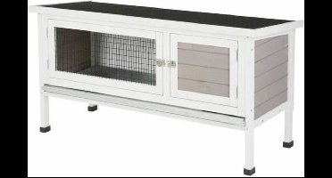 Kerbl - Konijnenhok - Freddy - 116x45x62 - cm - geglazuurd - hout