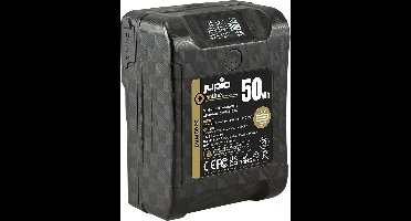 Jupio ProLine Extreme 50 V-Mount battery 3350mAh (50Wh) - LCD Display, USB-C PD 65W in/output, D-Tap in/output and USB-A output
