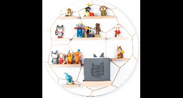 BOARTI Houten voetbal kinderplank Toniebox figuren wandplank Tonies muziekdoos Houten voetbal kinderplank Toniebox figuren wandplank Tonies muziekdoos