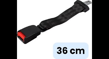 Gordel Verlenger - 36 CM - Autogordel Gesp - Veilig Gordel Verlengstuk - Waarschuwing Stopper - Stevige Gordel Clip - Autogordel Piep - Auto Accessoires