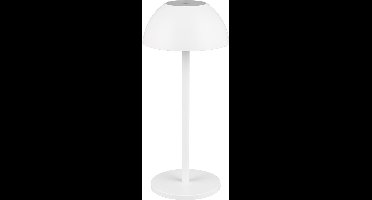 LED Tafellamp - Torna Rado - 1.7W - Warm Wit 3000K - Oplaadbare batterijen - Mat Wit - Kunststof