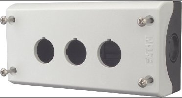 Eaton M22-I3 216538 3 inbouwplaatsen, Voor bodembevestiging (Ø x h) 22 mm x 80 mm Antraciet 1 stuk(s)