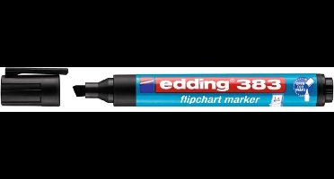 Edding 383 markeerstift 1 stuk(s) Beitelvormige punt Zwart