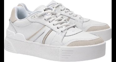 Lacoste L002 Evo Dames Sneakers - Wit/Gebroken Wit - Maat 41