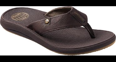Reef Phantom Nias brown/Fossil Heren Slippers - Donkerbruin - Maat 40