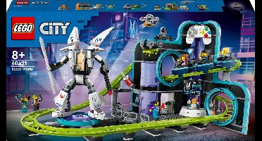 LEGO City Achtbaan in Robotwereld speelgoed - 60421