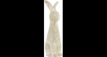 Konijn Grained Beigexh40cm Aardewerk