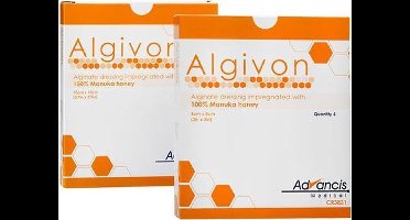 Algivon Manuka Alginaat 10x10 cm - 5 stuks