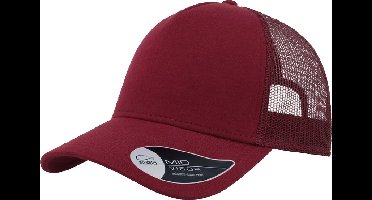 Atlantis Rapper Jersey Mid Visor Trucker Cap (Bourgondië)