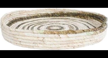 Gifts Amsterdam Schaal Tom 42 Cm Riet Naturel