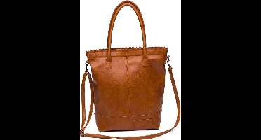 Zebra Trends Kartel met rits Shopper - Dames Tas - Camel