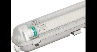 LED TL armatuur 120cm dubbel - T8 (G13) - 36 Watt 5040 lumen (140lm/W) - 6000K daglicht wit (860) - Koppelbaar - Flikkervrij - IP65 waterdicht - LED TL Lamp