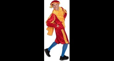 Witbaard Pietenpak Polyester Rood/geel 4-delig Mt Xl