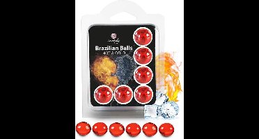 Secret Play Brazilian Balls - Massageolie - Warm en Koud Effect - 6 Stuks