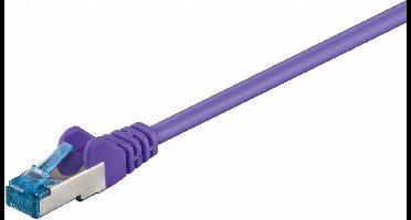 LogiLink CQ309VS RJ45 Netwerkkabel, patchkabel CAT 6A S/FTP 10.00 m Violet Vlambestendig, Halogeenvrij, Snagless 1 stuk