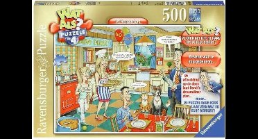 Ravensburger puzzel Wat Als? 4 De Verjaardag - Legpuzzel - 500 stukjes